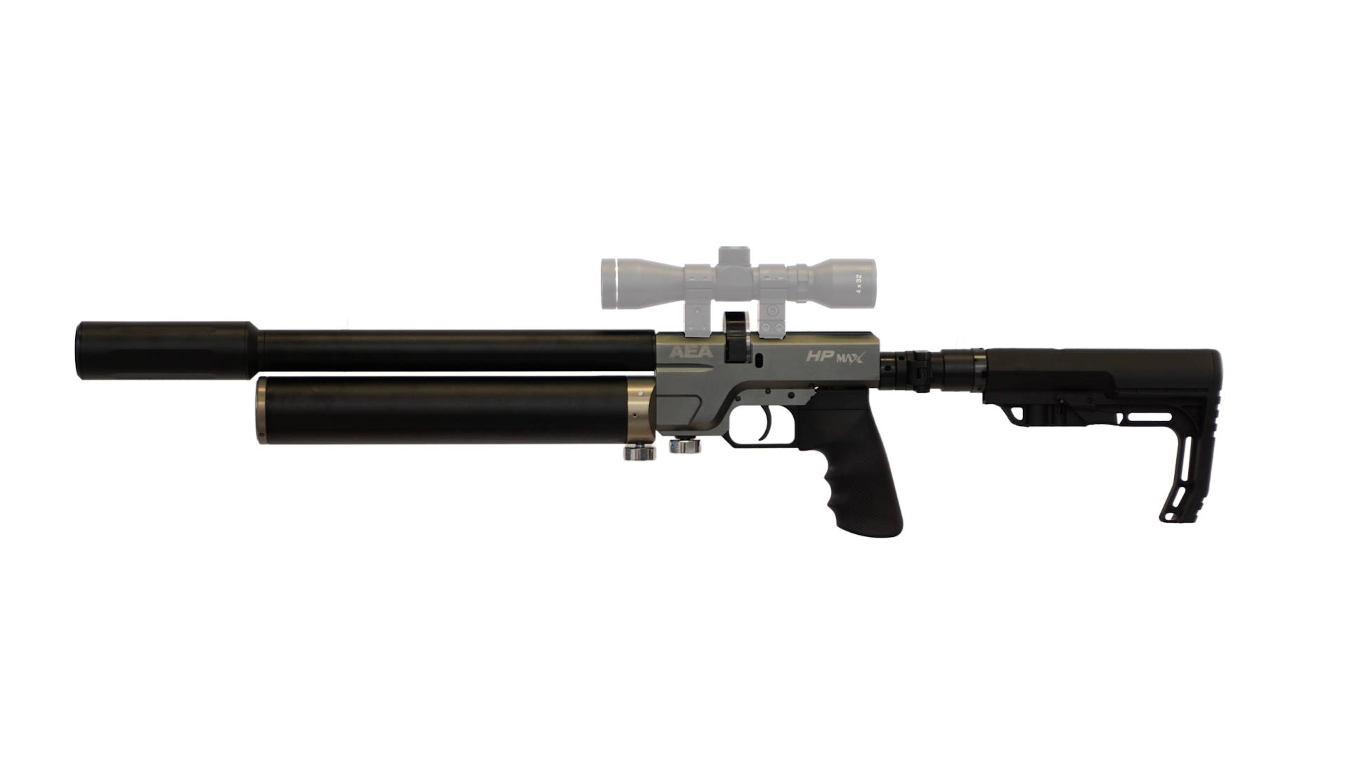 Airgun HPMAX  F-Serie incl. Schalldämpfer