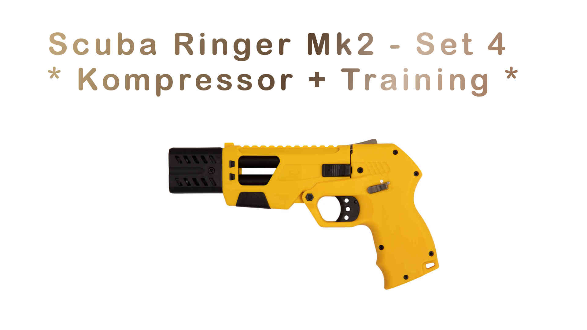 Scuba Ringer MK2 - Set 4 - Kompressor + Training